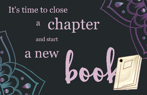 2016892 – Book – It’s time to close a chapter and start a new book