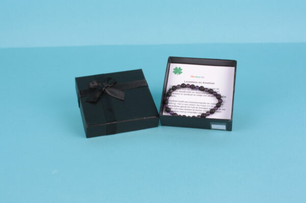 20161343 – Armband Lavasteen – Amethist